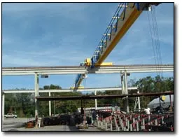 Single girder crane